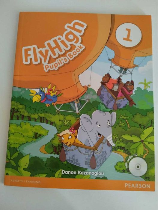 Книга и рабочая тетрадь по английскому для детей "Fly High 1"