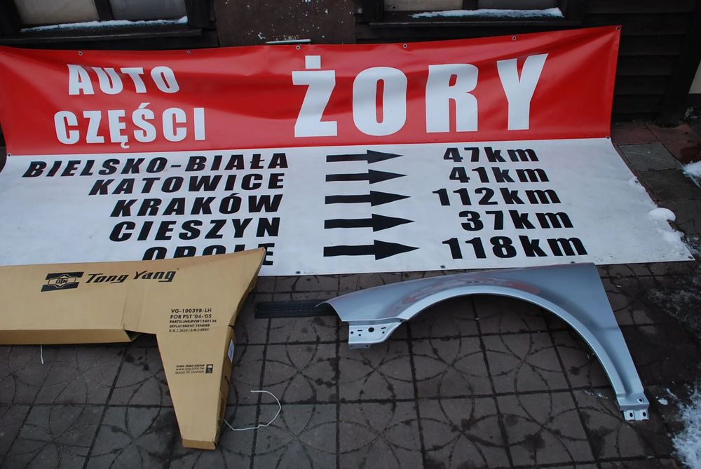 vw volkswagen passat B5 FL 2003-> błotnik NOWY kolor LA7W WYSYŁKA