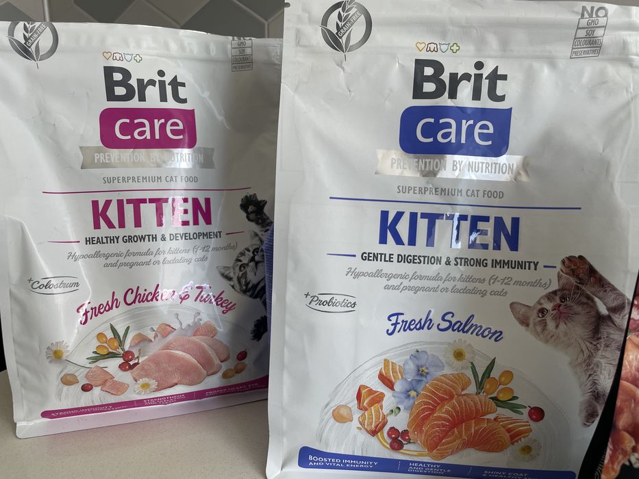 Корм для кошенят Brit Care та Savory