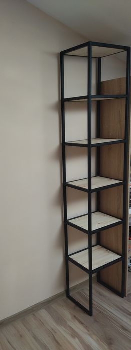 Regał metalowy loft półki