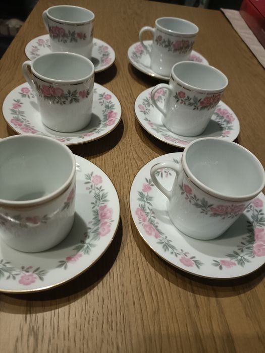 Conjunto de chávena para café