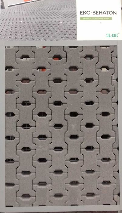Kostka brukowa Eko-Behaton 8cm szara