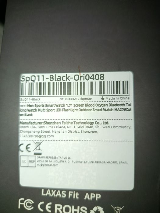 Smartwatch Laxasfit Q11