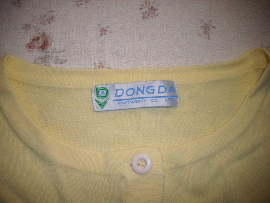 Sweter żółty Dongda