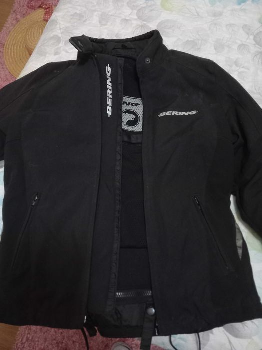 Bering casaco Têxtil de Moto Feminina