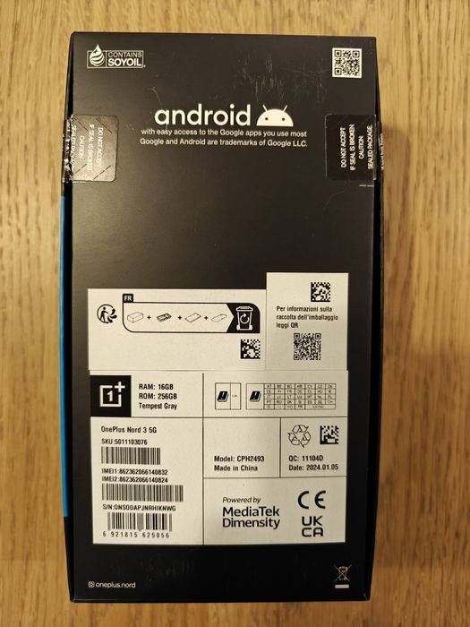 OnePlus Nord 3 5G 12/256 GB uszkodzony