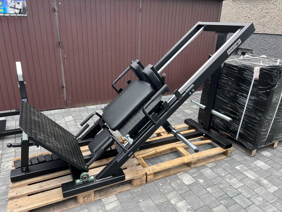 Hack Squat SSF-LK Hack Maszyna Suwnica na nogi 2w1 przysiad i wypychanie