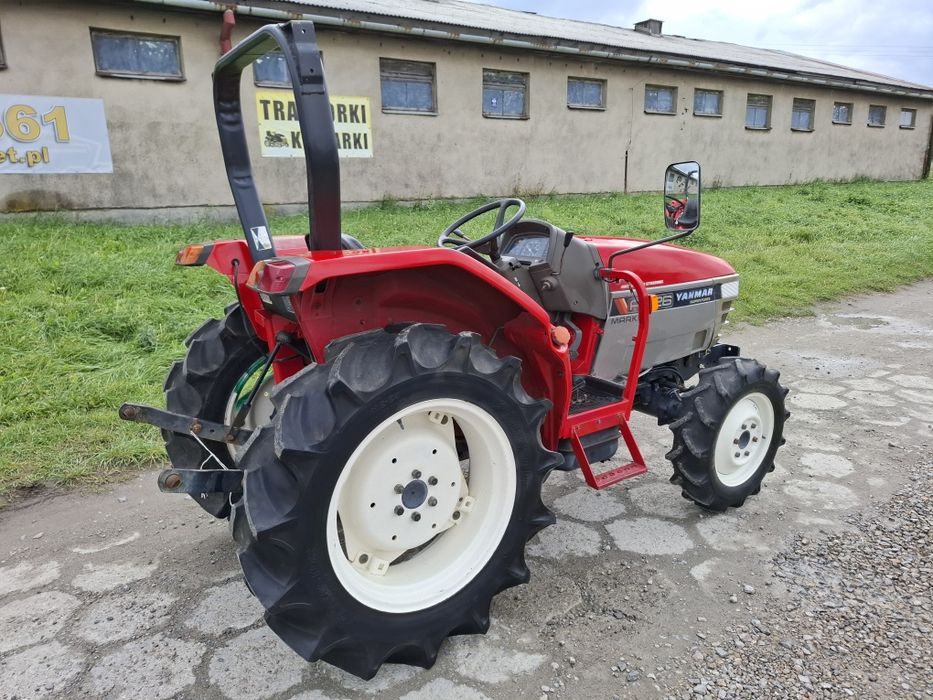 RATY Traktor traktorek 4x4 Yanmar AF 26 km Wspomaganie rewers śliczny