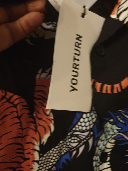 Koszula męska w smoki nowa z metka 5xl