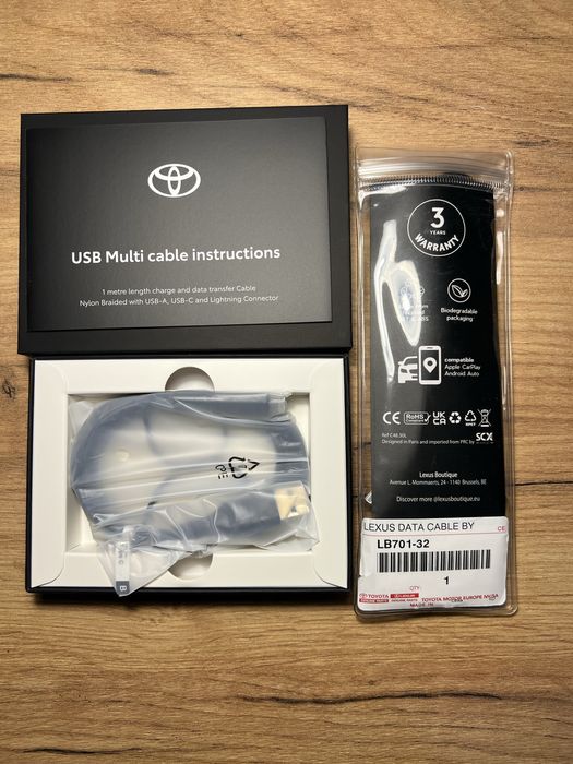 Кабель зарядки Toyota Lexus
