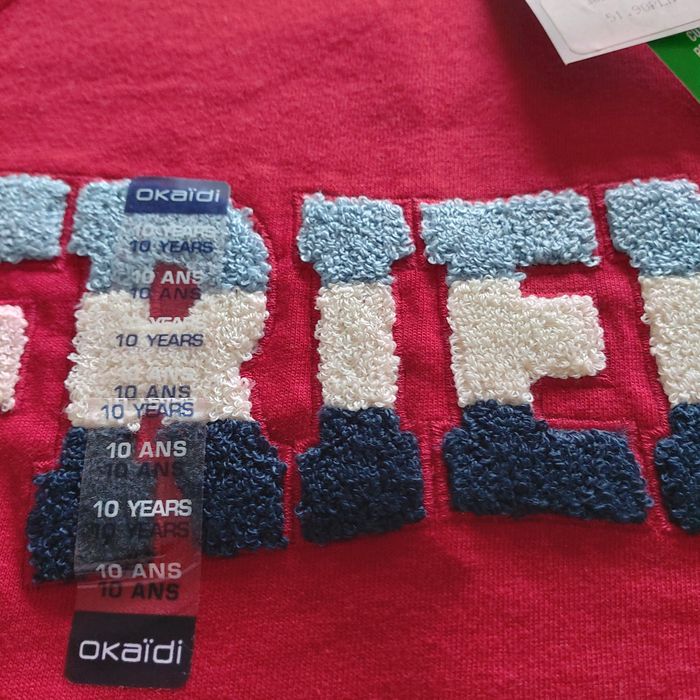 Nowa bluzka Okaidi czerwona bluzka rozm. 140