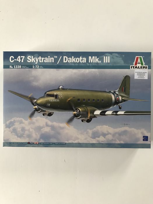 Samolot C-47 Skytrain Dakota Mk.lll model Italeri 1338