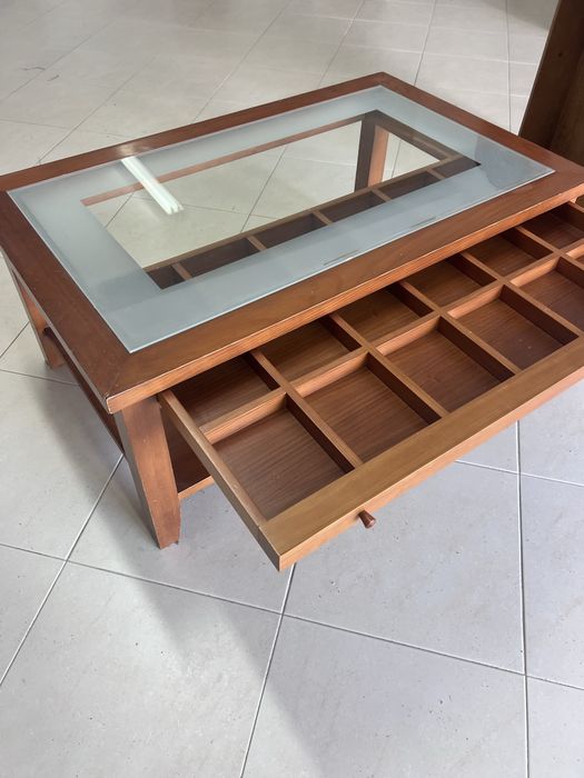 Mesa sala em madeira