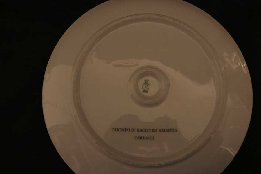 Talerz kolekcjonerski Triumf Bachusa i Ariadny.