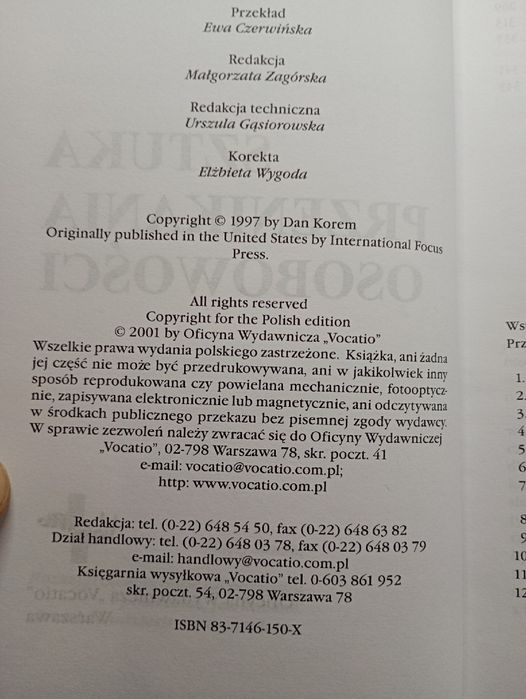 Sztuka przenikania osobowości. Dan Korem