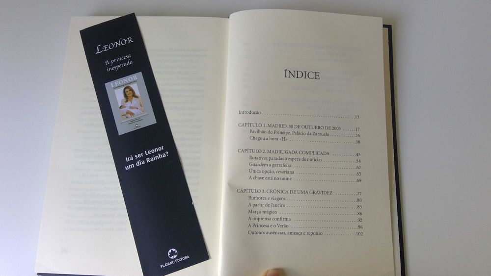 Livro "Leonor - A princesa inesperada"