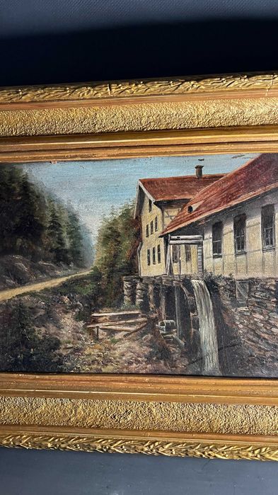 Stary obraz olejny , Niemcy Turyngia