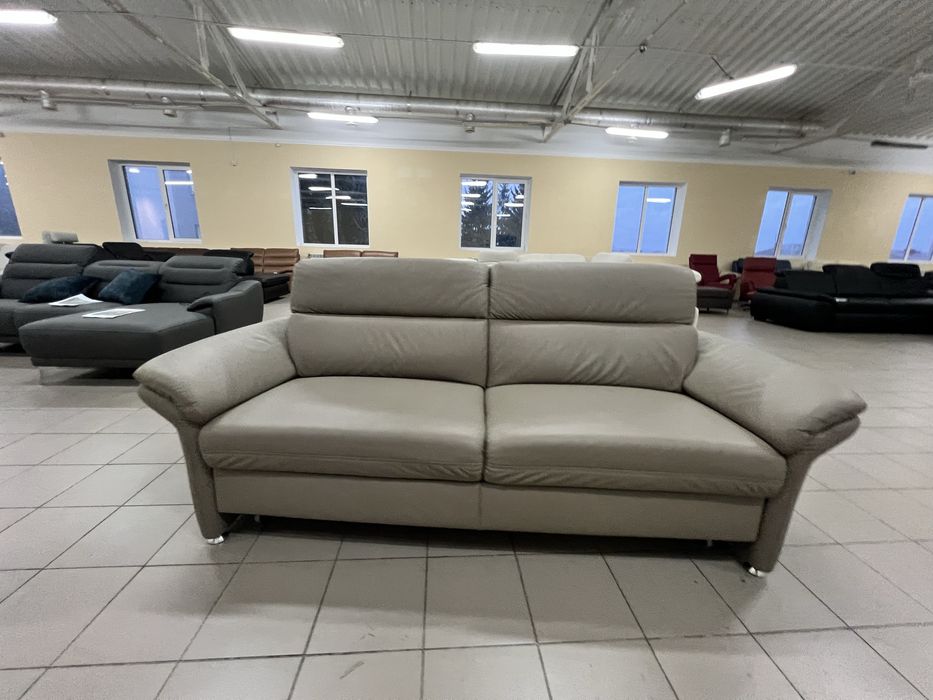 Диван трійка шкіряний розкладний