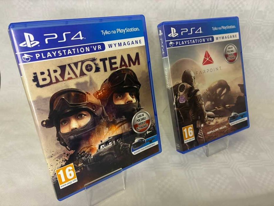 Aim Controller do PS4 + 2 GRY Bravo Team i Farpoint