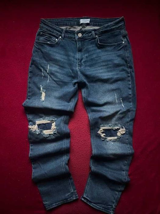 Jeansy Legend London Slim Fit premium denim rozmiar W36 L32 czyli L/XL