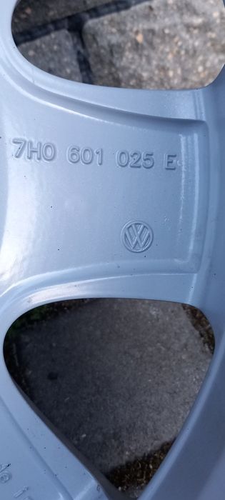 Диск R16 5×120 VW Т5 Т6 Transporter Легкосплавний Титан Запаска