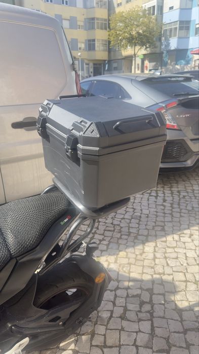 Mala + suporte para mota Benelli tnt 125
