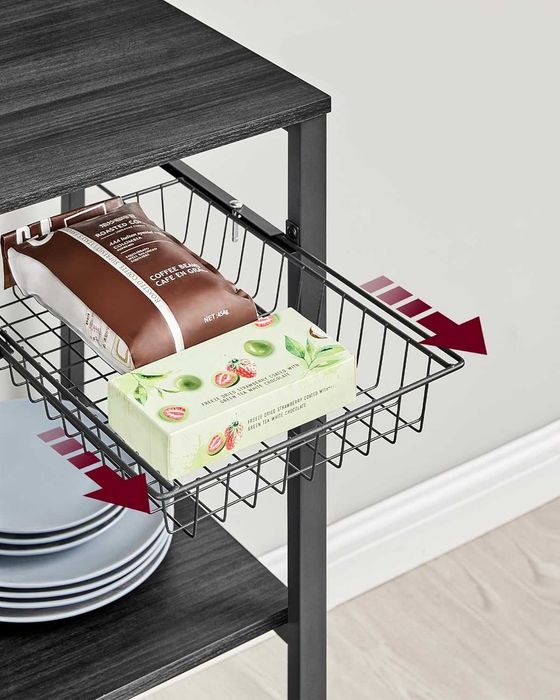 Regał kuchenny stojący blat roboczy wyspa kuchenna LOFT kredens