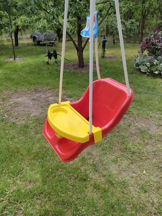 Huśtawka kubełkowa plastikowa