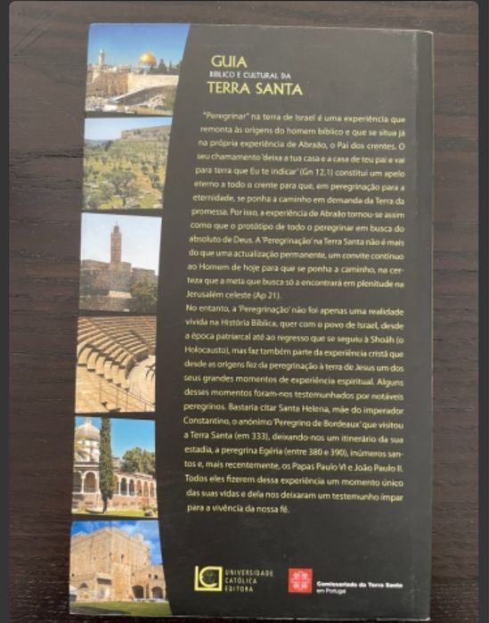 Livro “Guia Biblico e Cultural da Terra Santa”