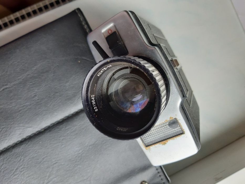 Kamera filmowa LOMO 8 mm plus filtry,ZSRR,oryginał