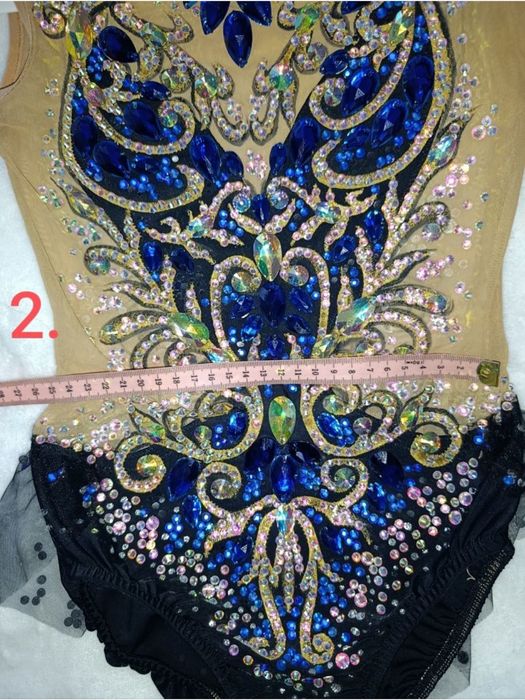 Strój startowy 140-150 gimnastyka artystyczna