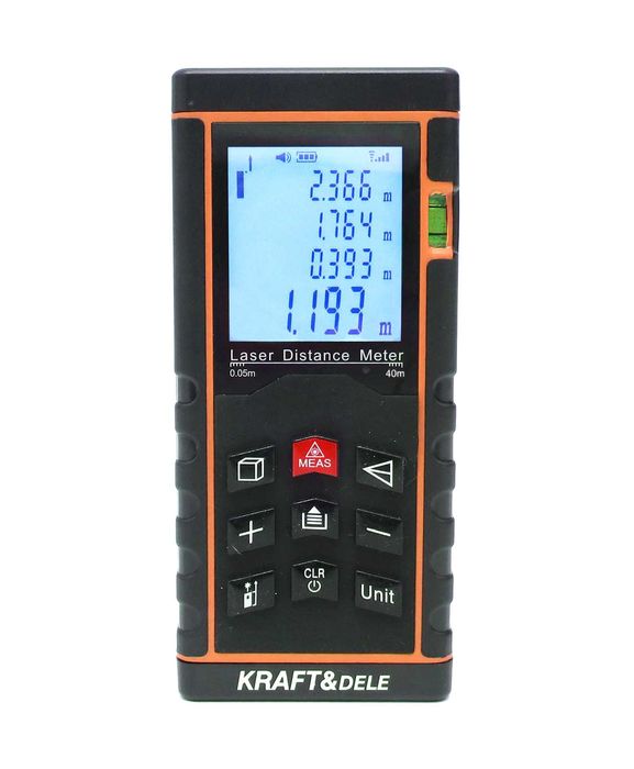 KRAFT&DELE Dalmierz Laserowy Cyfrowy Miernik Odległości 40m KD10405
