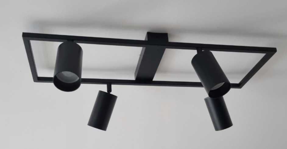 Lampa Sufitowa Oprawa Halogenowa Spot Ruchoma Kinkiet Reflektor 4XGU10