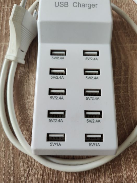 Ładowarka USB. 10 x USB
