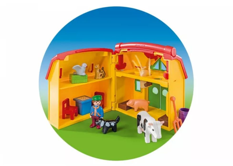 Playmobil 6962 przenośna farma, gospodarstwo