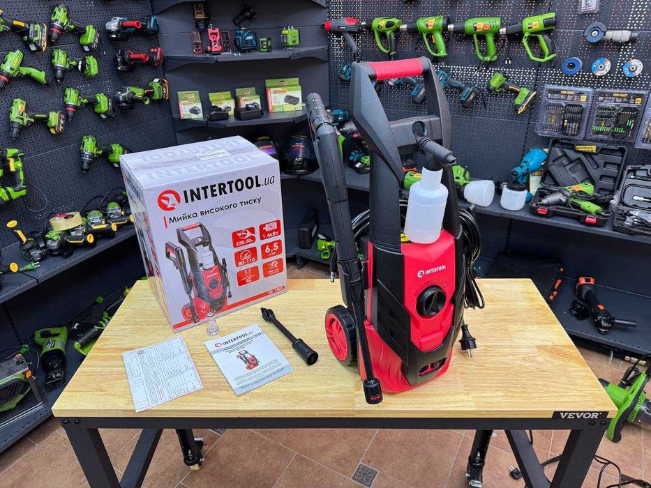 Якісна Електрична Мийка високого тиску INTERTOOL Універсальна