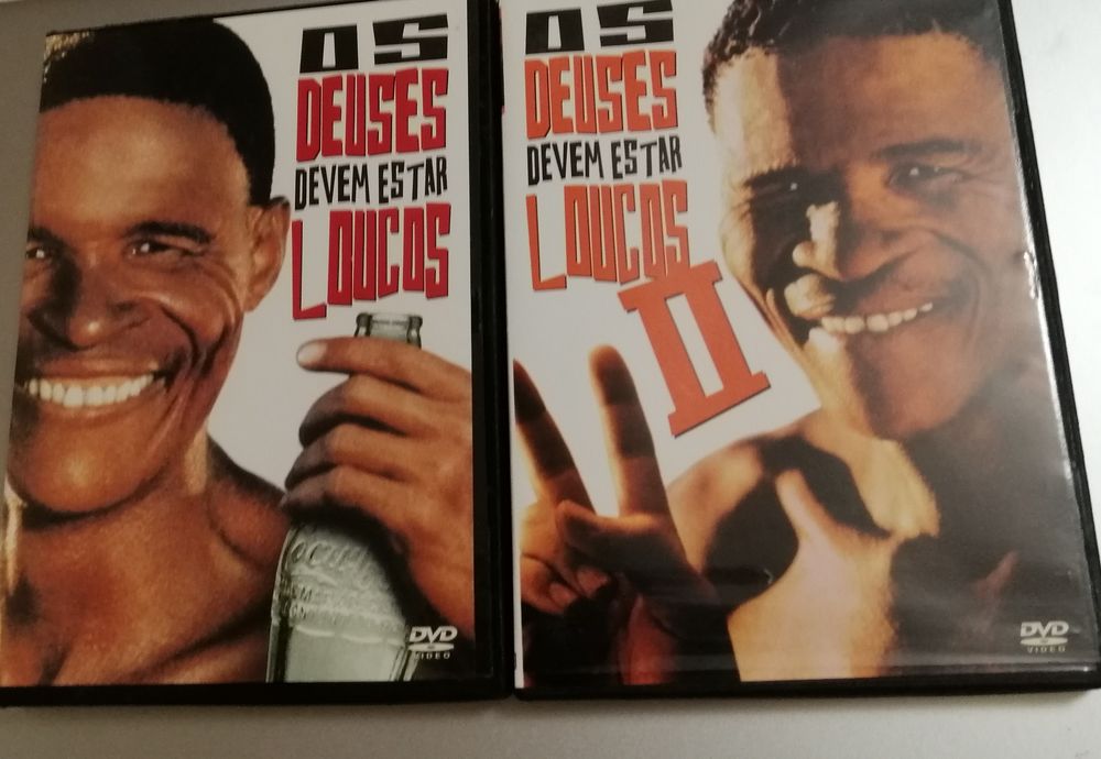 Os Deuses devem estar Loucos 1 e 2 - 2 dvds