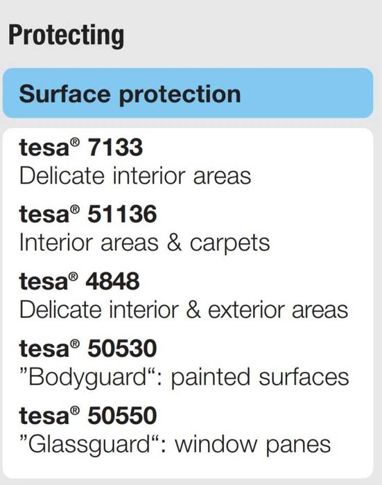 Fita adesiva tesa 51136