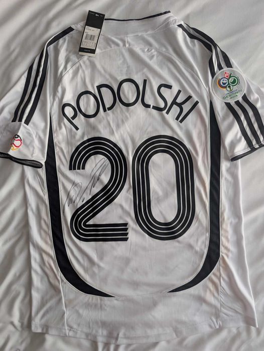 Koszulka Niemcy 2006 LUKAS PODOLSKI z autografem