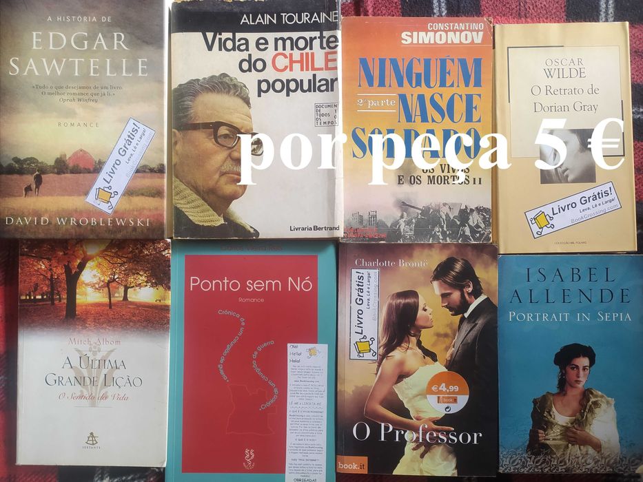 Os livros em português