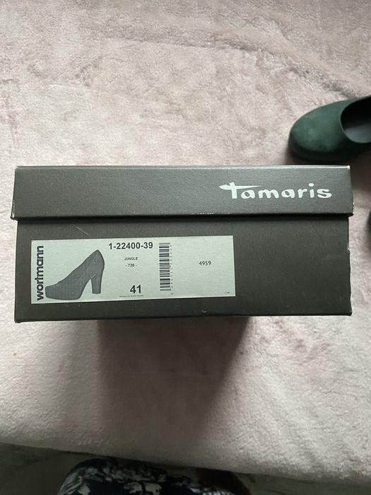 Szpilki Tamaris zielone 41