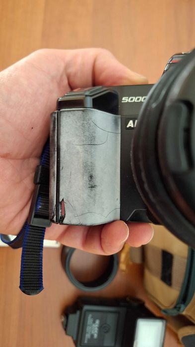 Minolta A5000 + Sigma 35-80mm + Flash Soligor 30 DA + Estojo