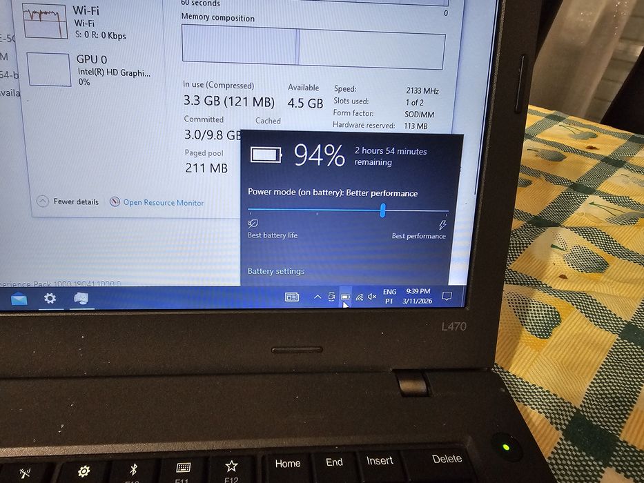Lenovo Thinkpad l470 até i5 7200u ssd 8gb ram ddr 4(até 32gb)