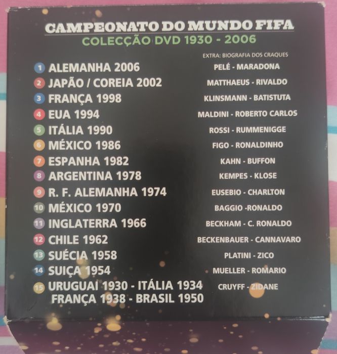 Colecção dos mundiais de futebol