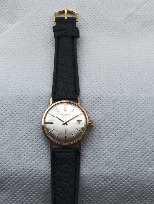 Relógio homem BULOVA, mecânico/corda, década de 60