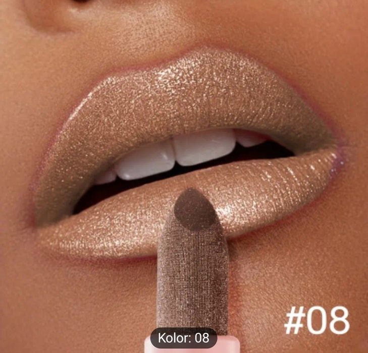 Szminka do ust z drobinkami