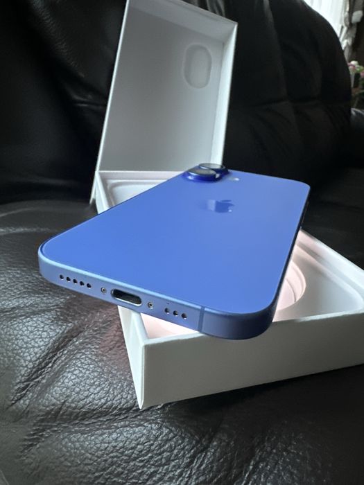 Iphone 16 128 gb kolor niebieski - 98% baterii