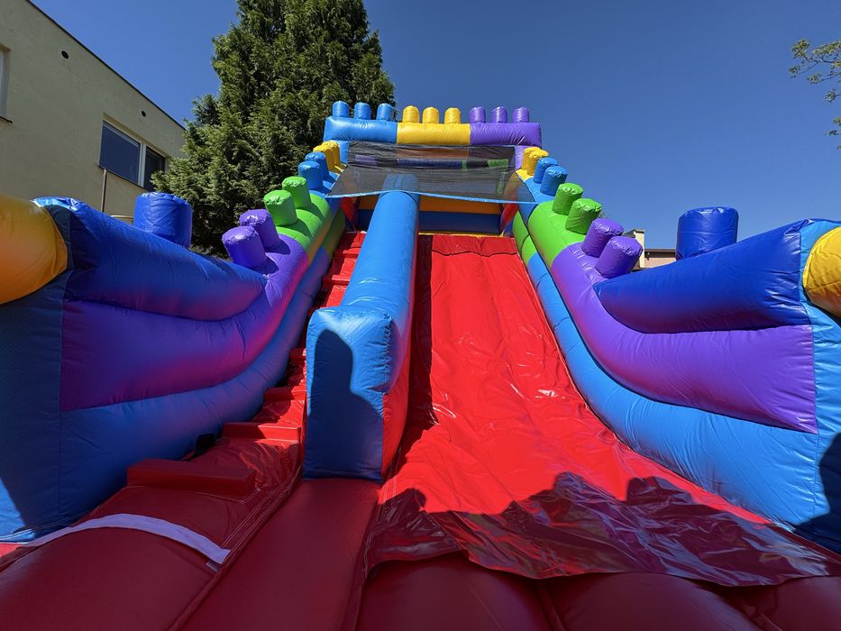 Zjeżdżalnia dmuchana lego wynajem