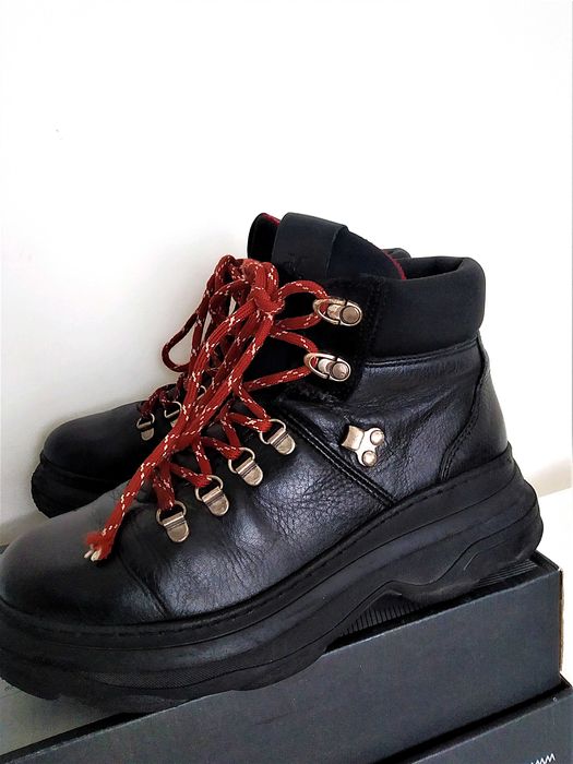 Масивні жіночі черевики хайтопи Marc O'polo, оригінал, шкіра, розм. 38