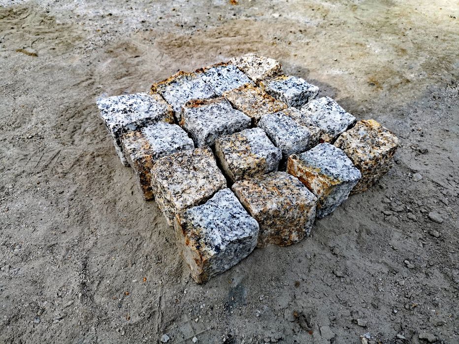 Kostka granitowa 4/6 szaro-ruda